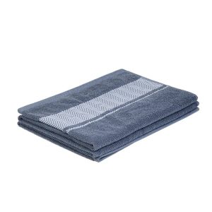 Ręcznik MAIARA Niebieski z ozdobnym przeszyciem 70×130 cm HOMLA 896031 Ręcznik MAIARA Niebieski z ozdobnym przeszyciem 70×130 cm HOMLA 896031