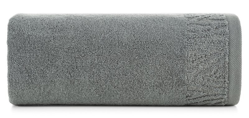 Ręcznik Margo 50x90 szary z bordiurą i błyszczącą nicią 500 g/m2 772969