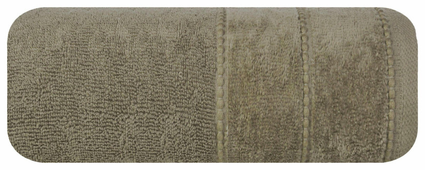 Ręcznik Mari 30x50 brązowy jasny 500g/m2 frotte 988124