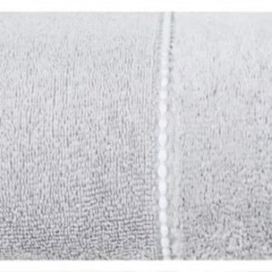 Ręcznik Mari 50×90 srebrny z welurową bordiurą 500g/m2 1000709 Ręcznik Mari 50×90 srebrny z welurową bordiurą 500g/m2 1000709