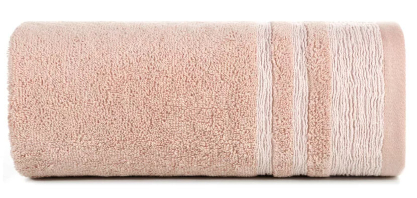 Ręcznik Mery 50x90 pudrowy róż 500 g/m2 frotte 988135