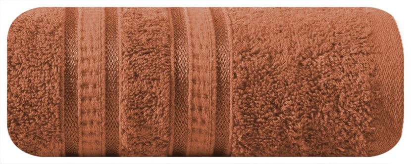 Ręcznik Mila 50x90 ceglasty bambusowy frotta 500g/m2 770538