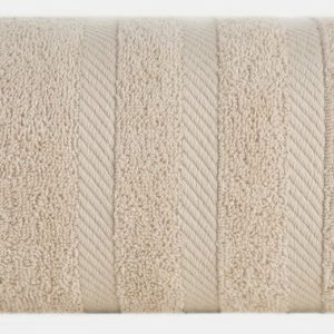 Ręcznik Milo 100×150 beżowy 500 g/m2 frotte bawełniany 770766 Ręcznik Milo 100×150 beżowy 500 g/m2 frotte bawełniany 770766