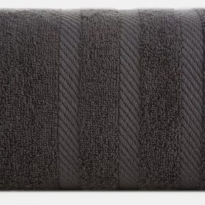 Ręcznik Milo 100×150 czarny 500 g/m2 frotte bawełniany 770818 Ręcznik Milo 100×150 czarny 500 g/m2 frotte bawełniany 770818