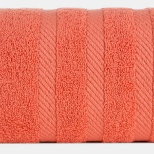 Ręcznik Milo 100×150 koralowy 500 g/m2 frotte bawełniany 770788 Ręcznik Milo 100×150 koralowy 500 g/m2 frotte bawełniany 770788