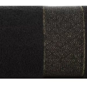 Ręcznik Nessy 30×50 czarny 500 g/m2 frotte bawełniany 988126 Ręcznik Nessy 30×50 czarny 500 g/m2 frotte bawełniany 988126