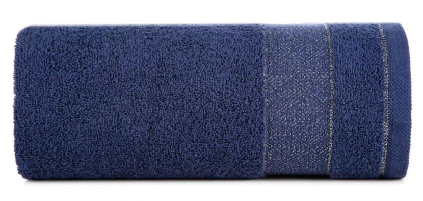 Ręcznik Nessy 50x90 granatowy 500 g/m2 frotte bawełniany 988136