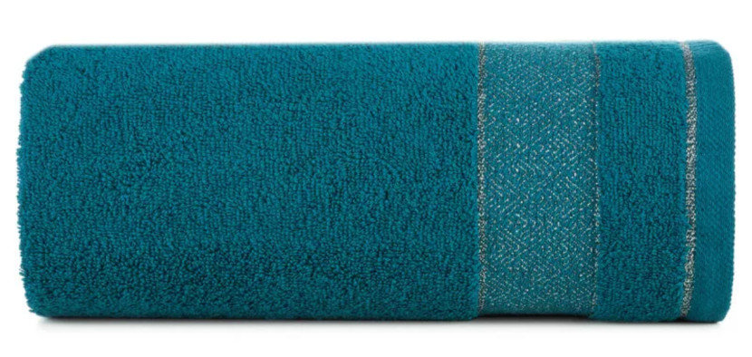 Ręcznik Nessy 50x90 turkusowy ciemny 500 g/m2 frotte bawełniany 988110