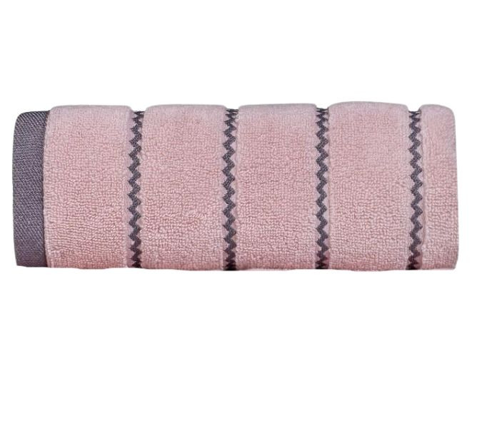Ręcznik Oscar 70x140 różowy pudrowy 550 g/m2 frotte 770384