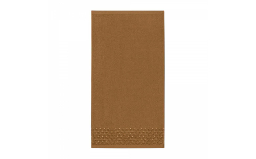 Ręcznik Oscar AB 70x140 brązowy jasny frotte 500 g/m2 Zwoltex 772281