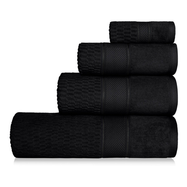 Ręcznik Peru 100x150 czarny welurowy 500g/m2 963501