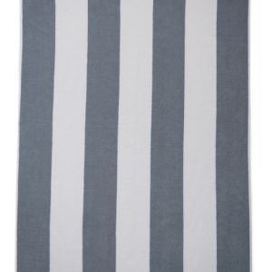 Ręcznik plażowy 100×160 Neon szary szerokie pasy 380 g/m2 Zwoltex 772262