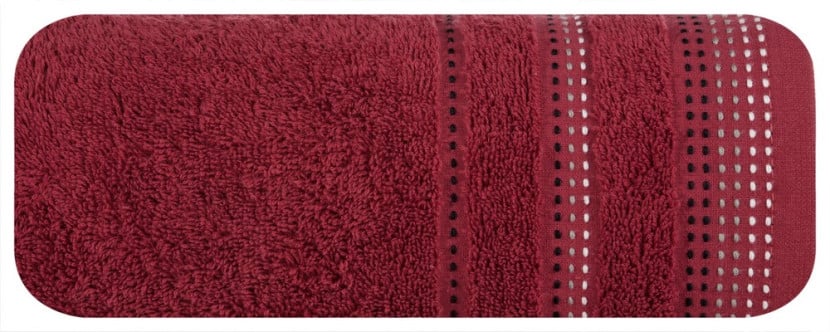 Ręcznik Pola 50x90 bordowy frotte 500 g/m2 770619