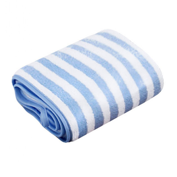 Ręcznik Pure Stripes 35x75 niebieski biały pasy z mikrofibry Home 770445