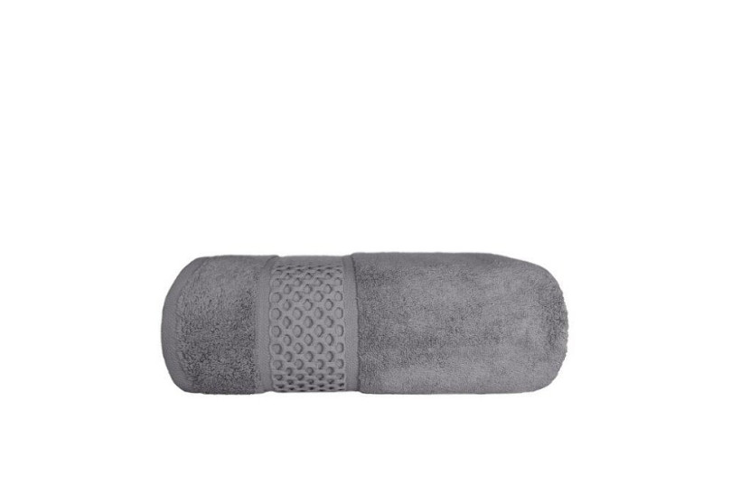 Ręcznik Rete 50x90 popielaty frotte 650 g/m2 bawełniany 770442