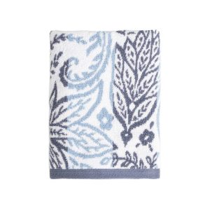 Ręcznik RONU niebieski wzorzysty 50×90 cm HOMLA 959842 Ręcznik RONU niebieski wzorzysty 50×90 cm HOMLA 959842