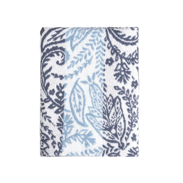 Ręcznik RONU niebieski wzorzysty 70x130 cm HOMLA 959852