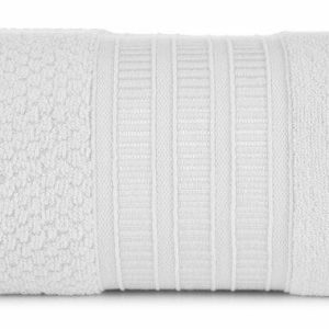 Ręcznik Rosita 50×90 biały o ryżowej strukturze 500g/m2 410679 Ręcznik Rosita 50×90 biały o ryżowej strukturze 500g/m2 410679