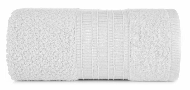 Ręcznik Rosita 50x90 biały o ryżowej strukturze 500g/m2 410679