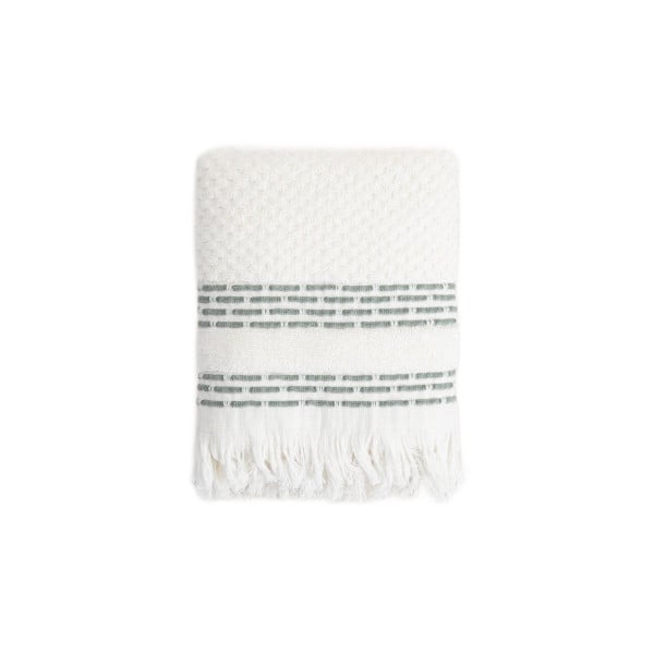Ręcznik ROSOP boho z pistacjowymi paskami 50x90 cm HOMLA 959836