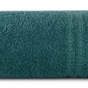 Ręcznik Seba 70×140 07 turkusowy z ozdobną bordiurą w pasy 480 g/m2 988372