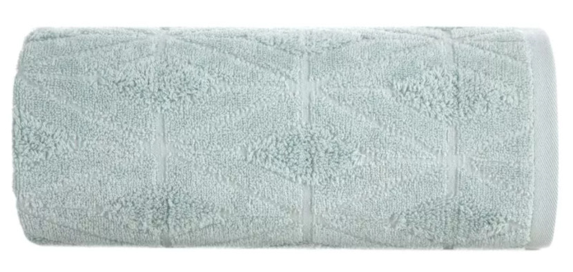 Ręcznik Sendi 50x90 07 miętowy w tkany geometryczny 500 g/m2 988106