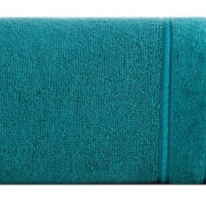 Ręcznik Sibel 50×90 turkusowy z ozdobną bordiurą 500 g/m2 frotte 741493 Ręcznik Sibel 50×90 turkusowy z ozdobną bordiurą 500 g/m2 frotte 741493