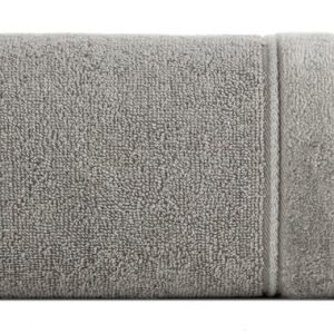 Ręcznik Sibel 70×140 04 stalowy z ozdobną bordiurą 500 g/m2 frotte 741522 Ręcznik Sibel 70×140 04 stalowy z ozdobną bordiurą 500 g/m2 frotte 741522