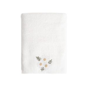 Ręcznik SUNFLOWER Z haftowanymi stokrotkami 70×130 cm HOMLA 896040 Ręcznik SUNFLOWER Z haftowanymi stokrotkami 70×130 cm HOMLA 896040