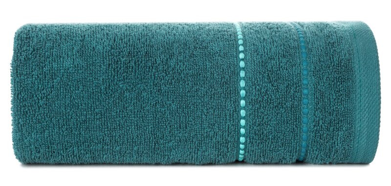 Ręcznik Suzi 70x140 turkusowy ciemny 500 g/m2 frotte bawełniany 771386
