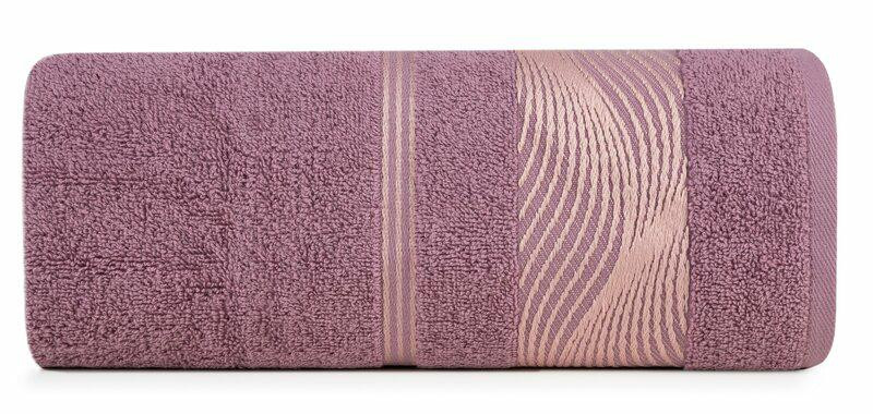 Ręcznik Sylwia 50x90 lilowy 500 g/m2 frotte 771365