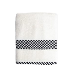 Ręcznik TIVA z czarną kratką 70×130 cm HOMLA 957117 Ręcznik TIVA z czarną kratką 70×130 cm HOMLA 957117