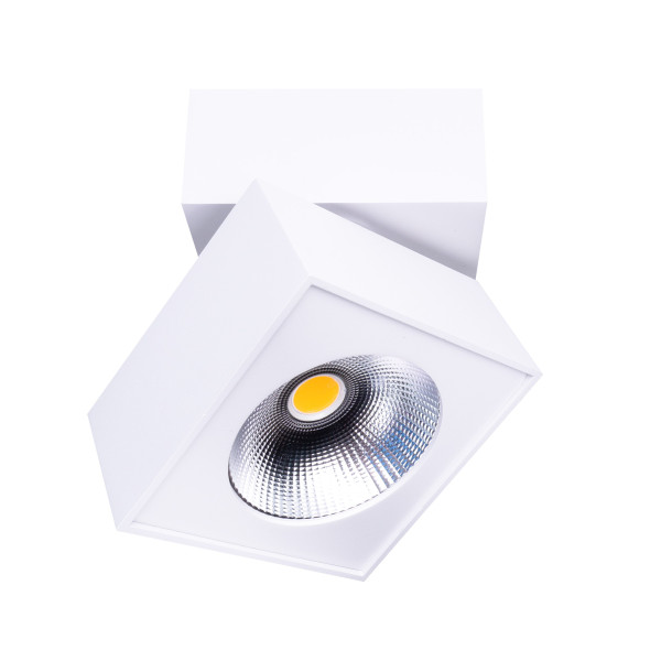 Reflektor ARTU kwadratowy biały LED 15W 3000 K 1000lm IP20 Maxlight 1051676