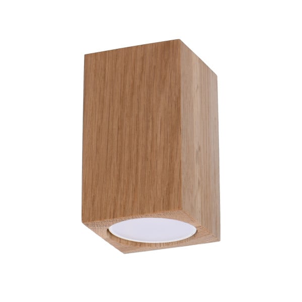 Reflektor spot BAMBU ciemne drewno 1xGU10x40W wym:10x6x6cm IP20 Pure Lume 1037445