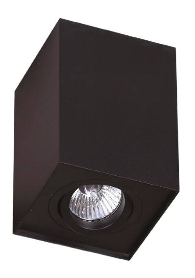 Reflektor spot BASIC SQUARE czarny 1xGU10x10W IP20 Maxlight 1034230