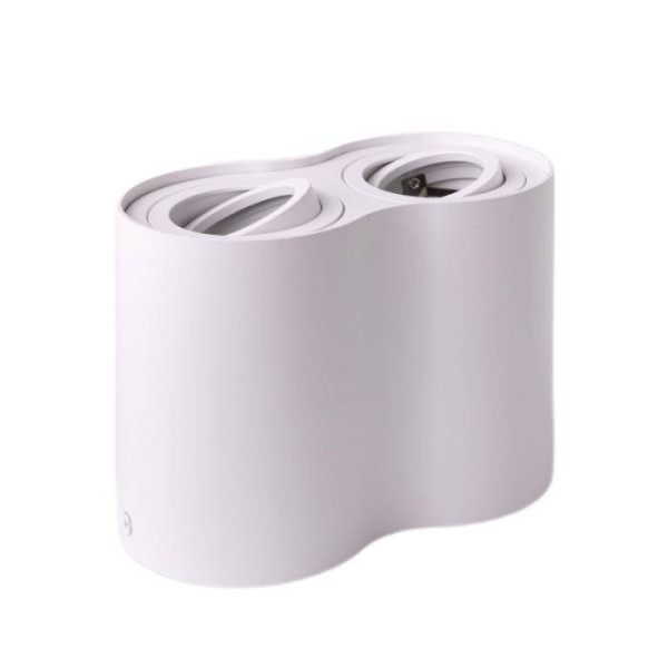 Reflektor spot Spot biały 2xGU10x35W wym:12,5x17,5x9,5cm IP20 Ecolight 1037354