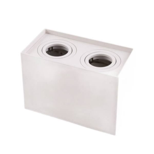 Reflektor spot Spot biały 2xGU10x35W wym:12,5x18,5x9,5cm IP20 Ecolight 1037365