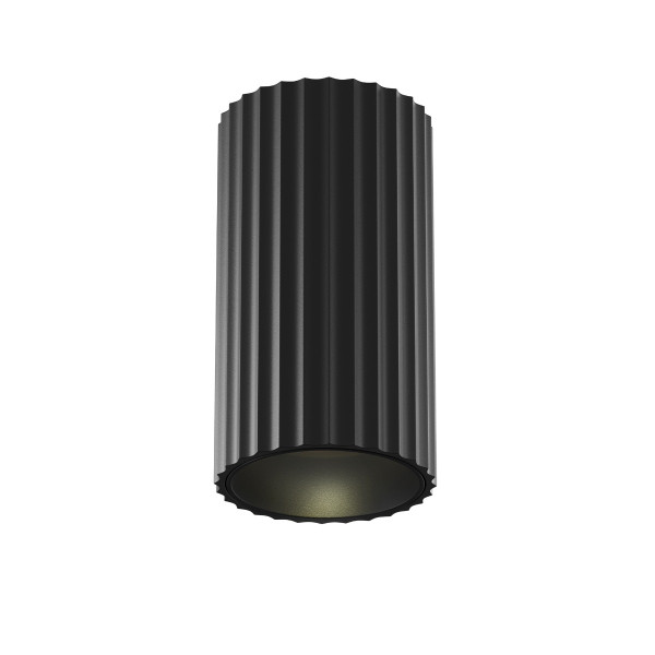 Reflektor spot CALIPSO karbowana tuba czarny 1xGU10x10W IP20 Maytoni 1034007
