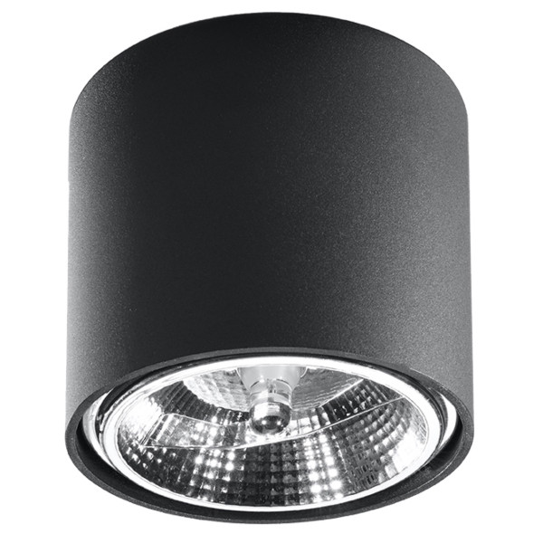 Reflektor spot CILANO czarny 1xGU10x40W wym:12x12x12cm IP20 Pure Lume 1039009