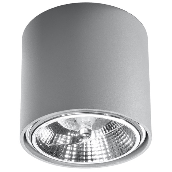 Reflektor spot CILANO szary 1xGU10x40W wym:12x12x12cm IP20 Pure Lume 1038997