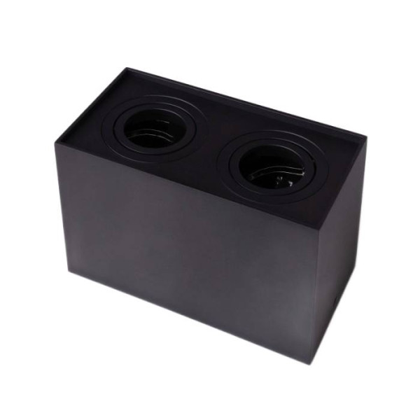Reflektor spot Spot czarny 2xGU10x35W wym:12,5x18,5x9,5cm IP20 Ecolight 1037460