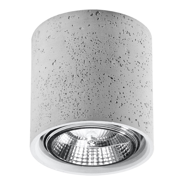 Reflektor spot DORINO szary 1xGU10x40W wym:11x14x14cm IP20 Pure Lume 1037411