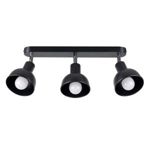 Reflektor spot KORSSO czarny 3xE27x15W wym:18,5x24x59cm IP20 Pure Lume 1034277 Reflektor spot KORSSO czarny 3xE27x15W wym:18,5x24x59cm IP20 Pure Lume 1034277
