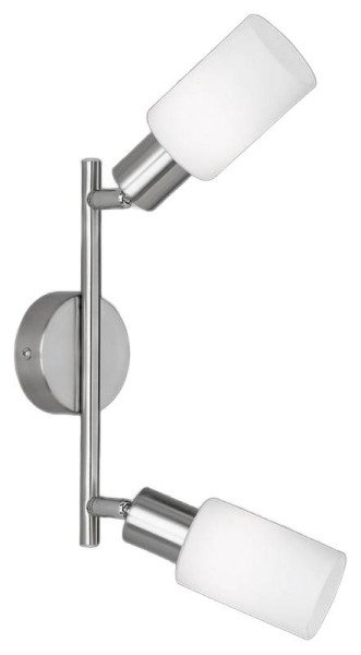 Reflektor spot MARS biało-srebrny 2xE14x40W wym:21x25x8cm IP20 RL 1035546