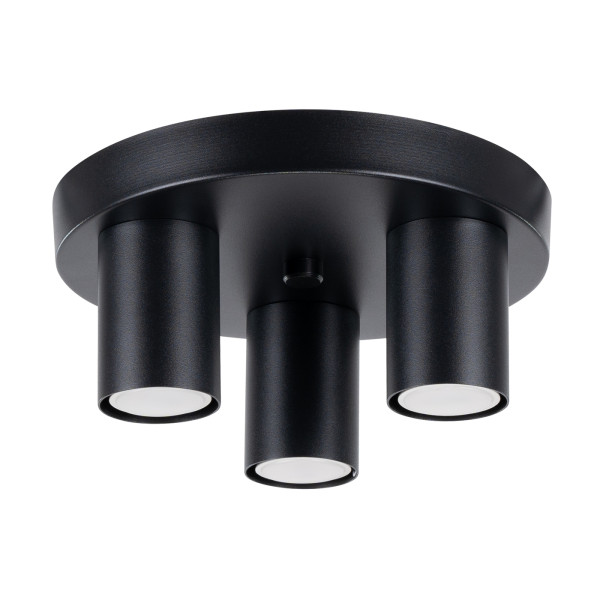 Reflektor spot MODENO czarny 3xGU10x10W wym:12x25x25cm IP20 Pure Lume 1033980