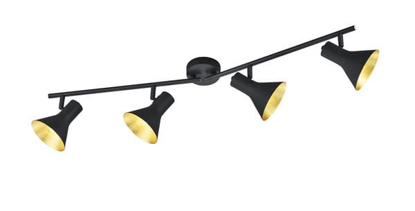 Reflektor spot NINA złoto-czarny 4xE14x40W wym:21x84,5x11cm IP20 RL 1035553