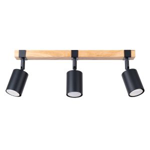 Reflektor spot NORDAL czarny 3xGU10x10W wym:17,2x6x54cm IP20 Pure Lume 1034008 Reflektor spot NORDAL czarny 3xGU10x10W wym:17,2x6x54cm IP20 Pure Lume 1034008