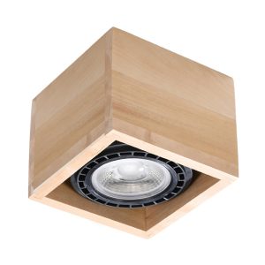 Reflektor spot NUMERO naturalne drewno 1xGU10x10W IP20 Pure Lume 1034226 Reflektor spot NUMERO naturalne drewno 1xGU10x10W IP20 Pure Lume 1034226