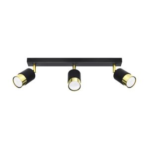 Reflektor spot OSCURO czarno-złoty 3xGU10x10W wym:18x5x45cm IP20 Pure Lume 1033983 Reflektor spot OSCURO czarno-złoty 3xGU10x10W wym:18x5x45cm IP20 Pure Lume 1033983