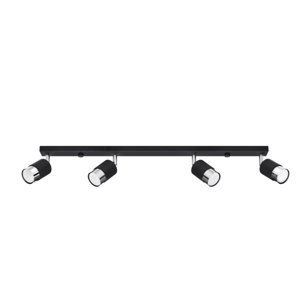 Reflektor spot OSCURO czarny-chromowany 4xGU10x10W IP20 Pure Lume 1033927